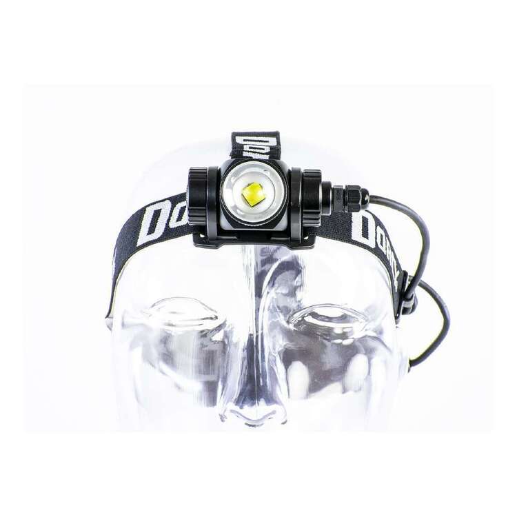 Dorcy 1000 Lumen Rechargeable Focus Headlamp Black 1000 Lumens
