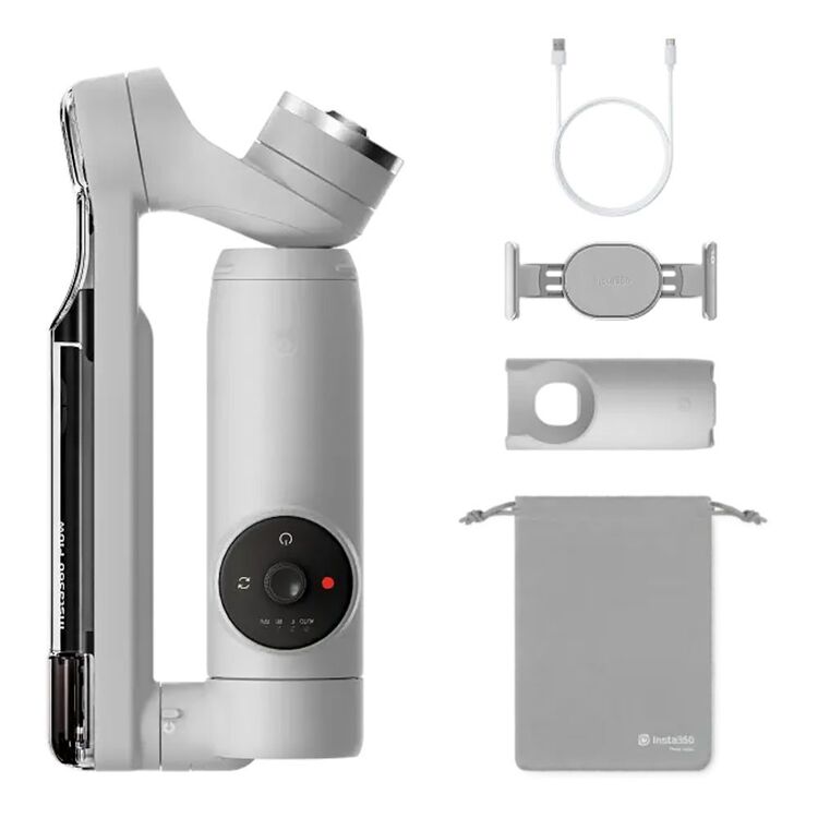 Insta360 Flow AI Tracking Mobile Gimbal Grey