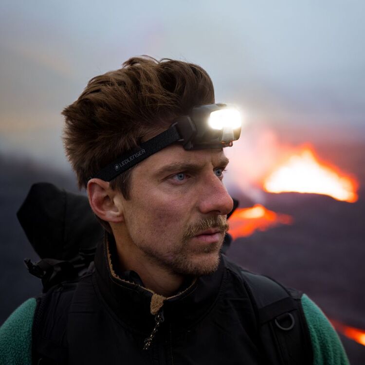 LED Lenser HF8R Core Bluetooth 1600 Lumen Rechargeable Headlamp Black 1600 Lumens