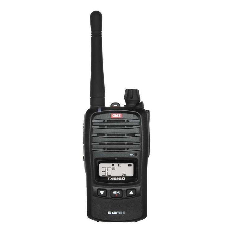 GME TX6160 5 Watt UHF CB Handheld Radio Pack Black