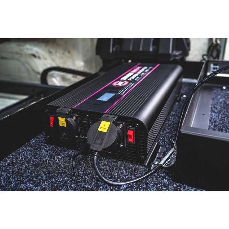 KT 2000W Pure Sine Wave Power Inverter Black 2000 Watts