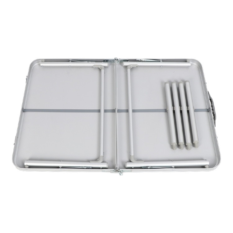 Spinifex Aluminium 90cm Camp Table Faux Wood 90 cm