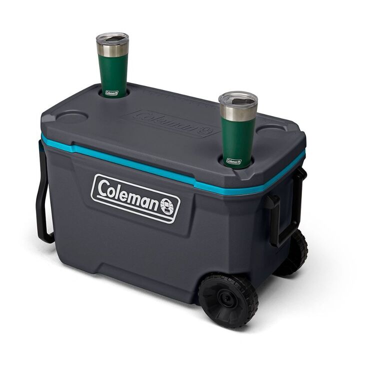 Coleman Extreme Wheeled 58L Chest Cooler (61QT) Grey 58 L