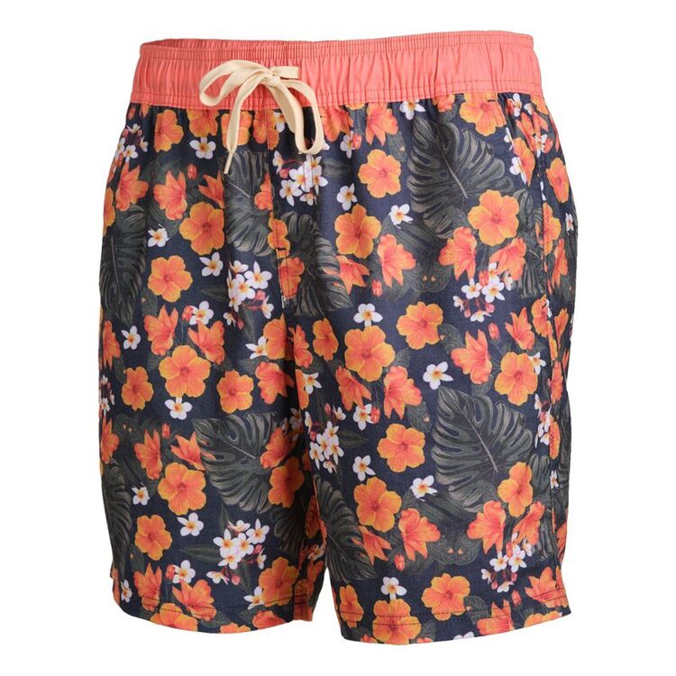Cape Men's Wildflower Volley Shorts Navy