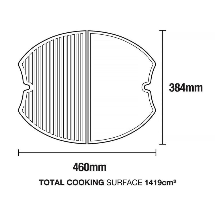 Gasmate Odyssey Portable 1 Burner BBQ LCC127 Black