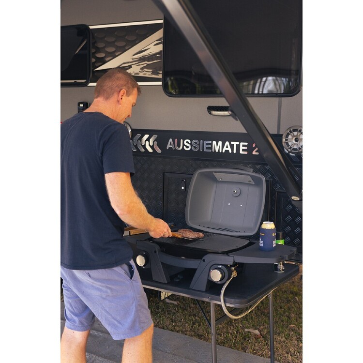 Companion ProHeat 2 Burner BBQ Black & Blue