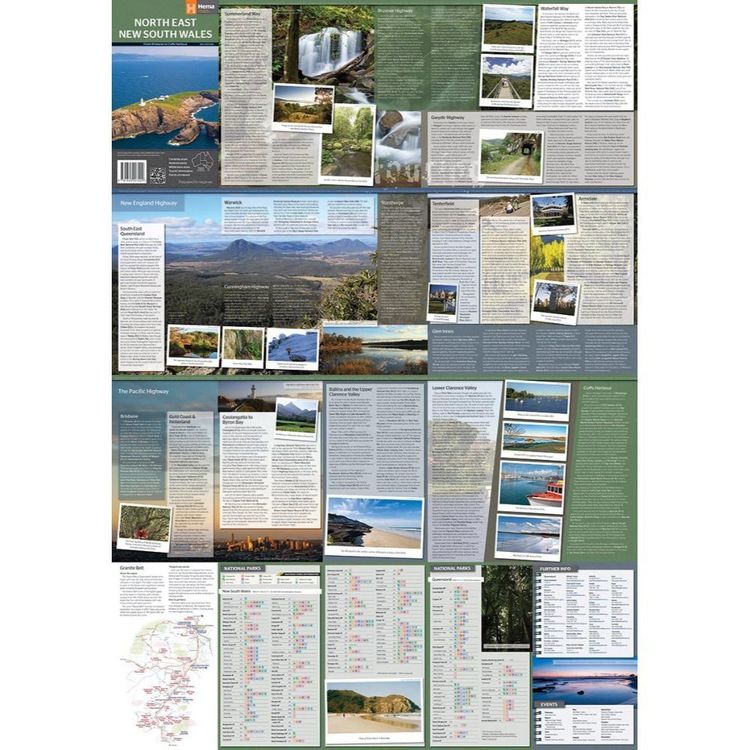 Hema North East New South Wales Map Multicoloured