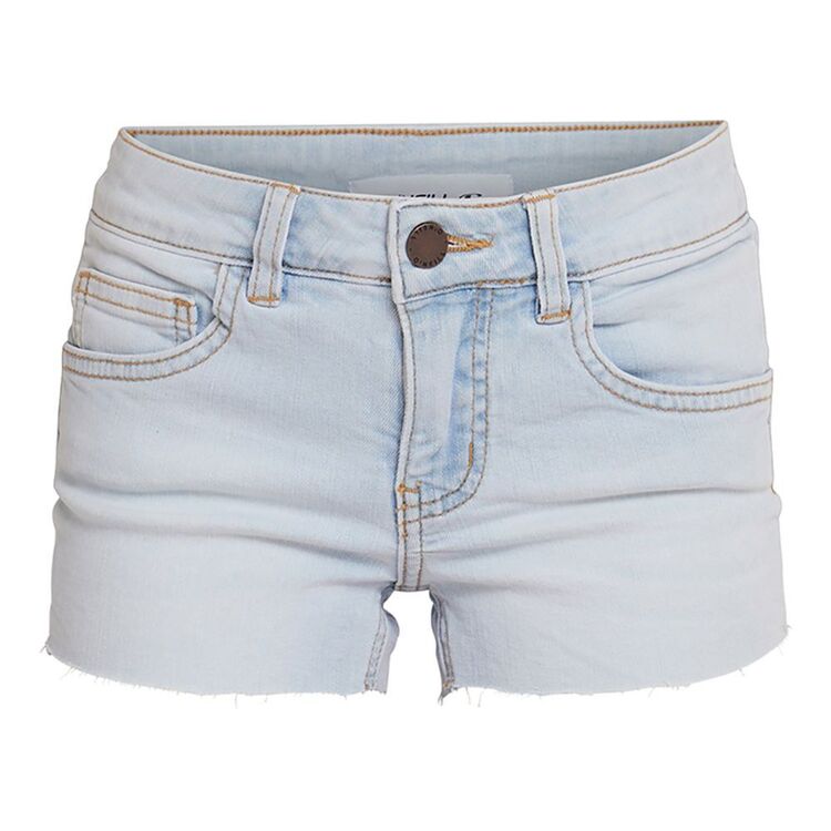 O'Neill Girls Walker Demin Shorts Light Blue