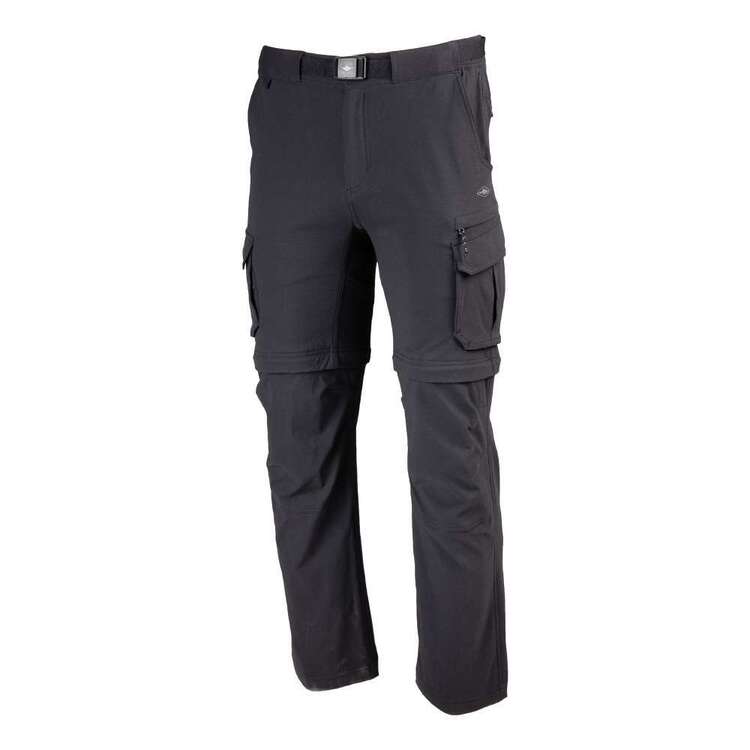 Mountain Designs Men's Larapinta Convertible Pant Black Black