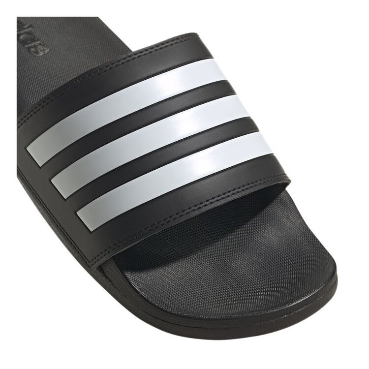 adidas Unisex Adilette Comfort Slides Black & White