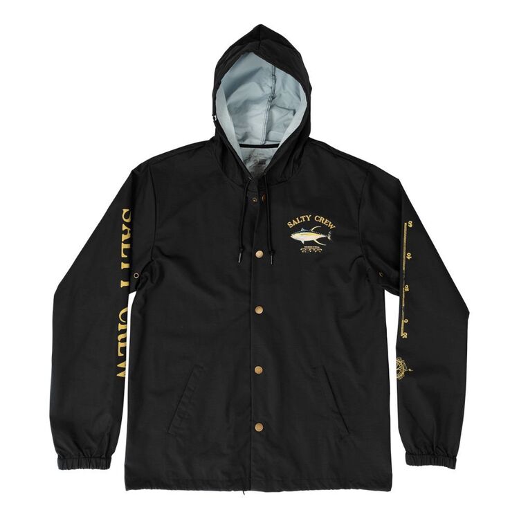 Salty Crew Ahi Mount Snap Jacket Black