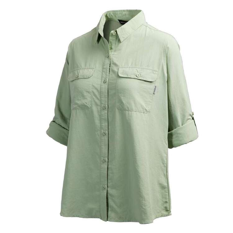 Mountain Designs Women's Wilpena II Long Sleeve Shirt Laurel Green