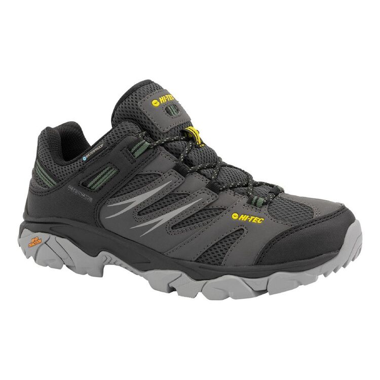 Hi-Tec Men's Tarantula Waterproof Low Hiking Shoes Dark Shadow, Citron & Ivy