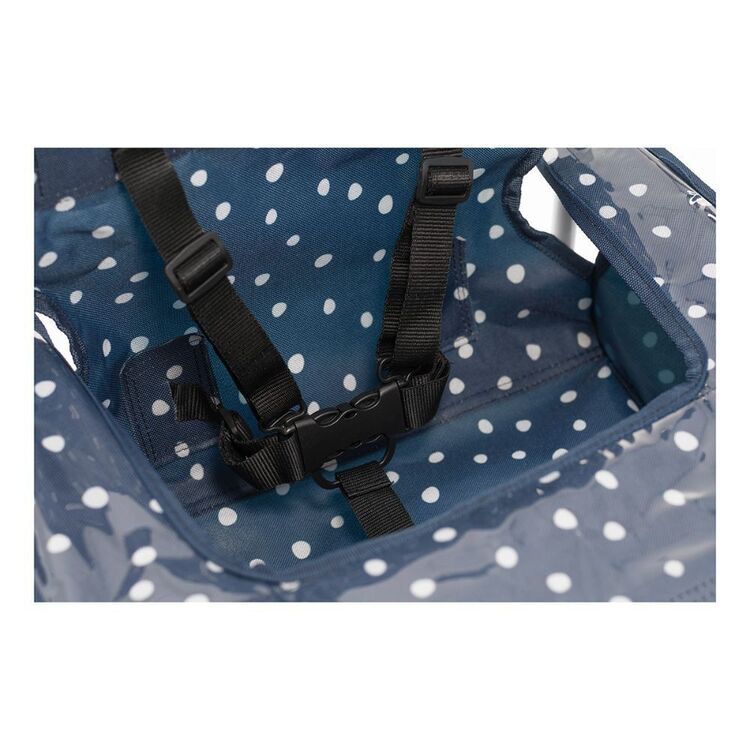 Spinifex Joey High Chair Navy & White Dots