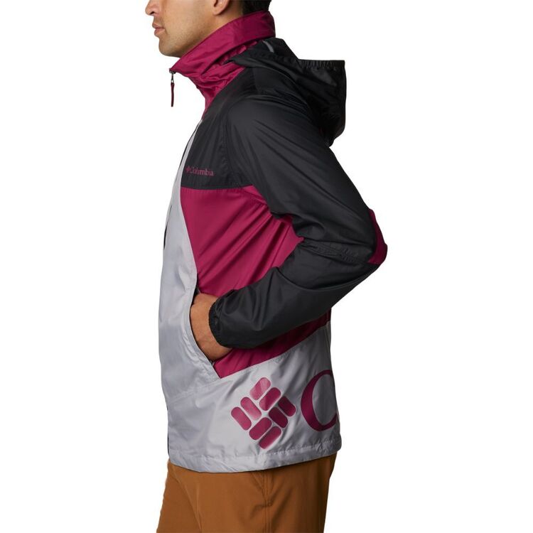 Columbia Men's Point Park Windbreaker Grey
