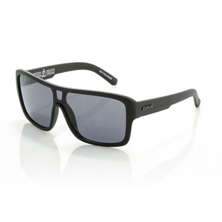 Carve Anchor Beard Polarized Sunglasses Matt Black & Grey Polarized One Size Fits Most