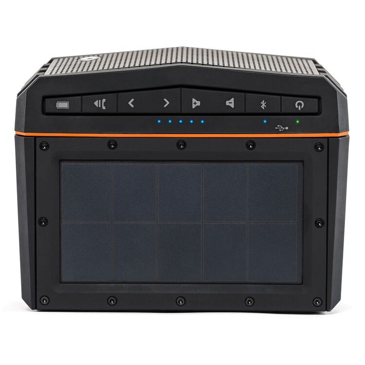 ECOXGEAR Sol Jam Solar Charging Portable Speaker Black