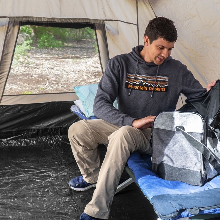 Dune 4WD 2m Awning Tent Khaki & Black 2 m