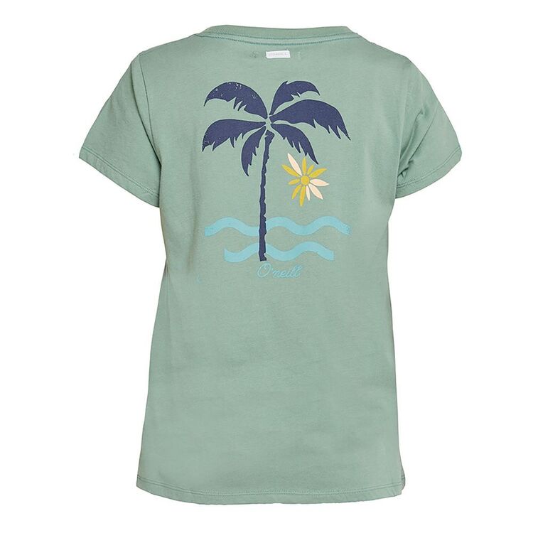 O'Neill Girls Island Time Tee Sage Green