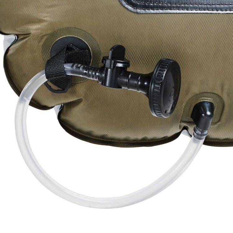 Spinifex Deluxe 20L Solar Powered Camp Shower Green