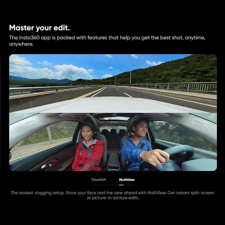 Insta360 ONE RS 1-Inch 360 Action Cam Black