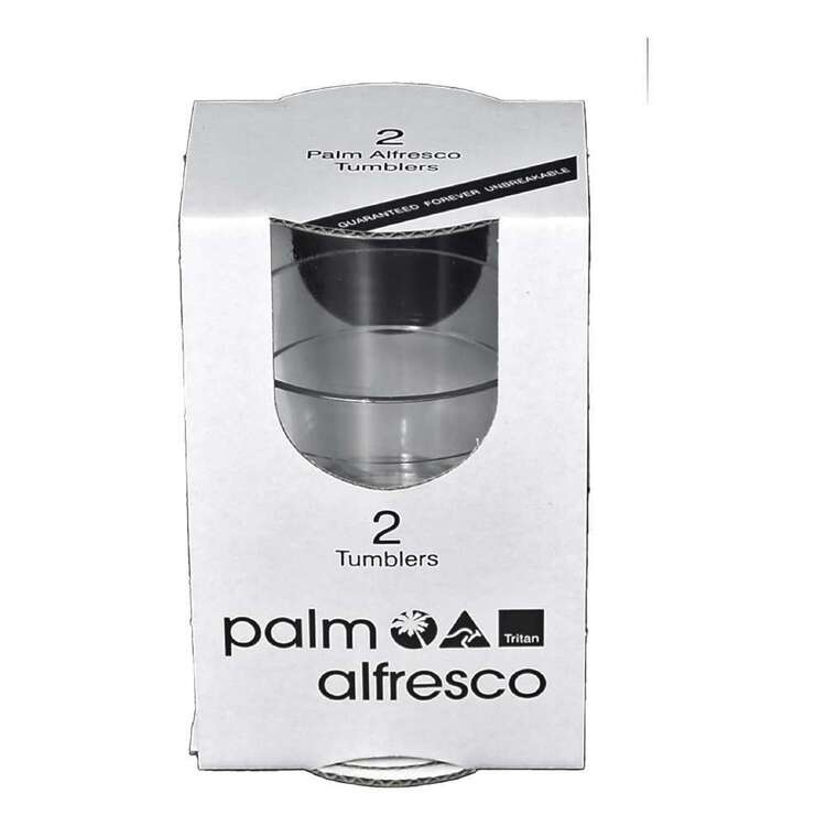 Palm Alfresco Tritan Forever Tumbler 2 Pack 400ml