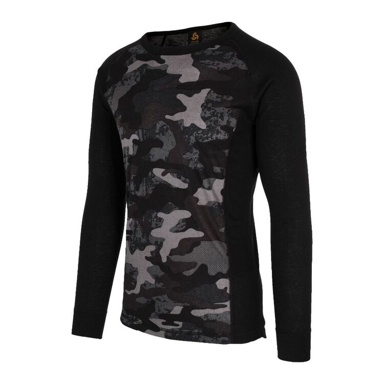 Chute Men's Mountain Thermal Top Black & Camo