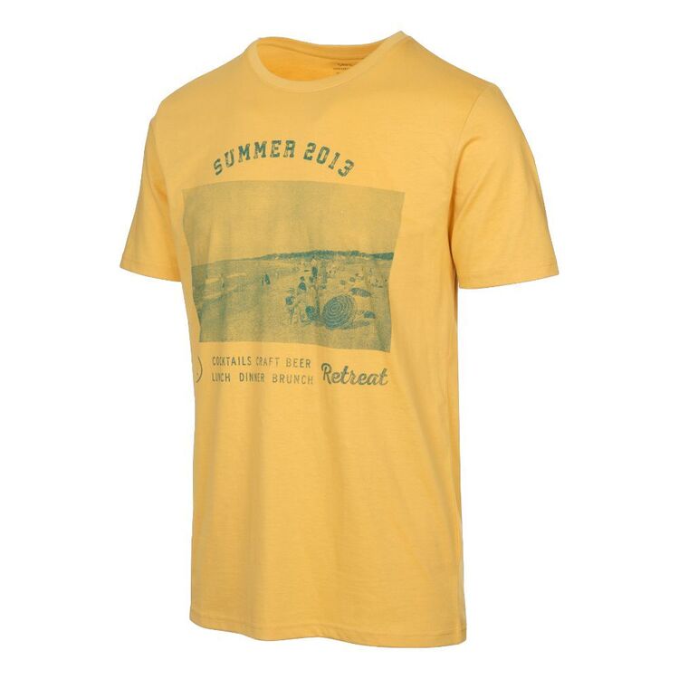 Cape Men's Photographic Tee Yellow