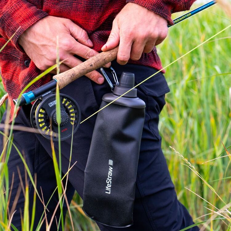 LifeStraw Peak Squeeze Bottle 1L Dark Grey 1 L