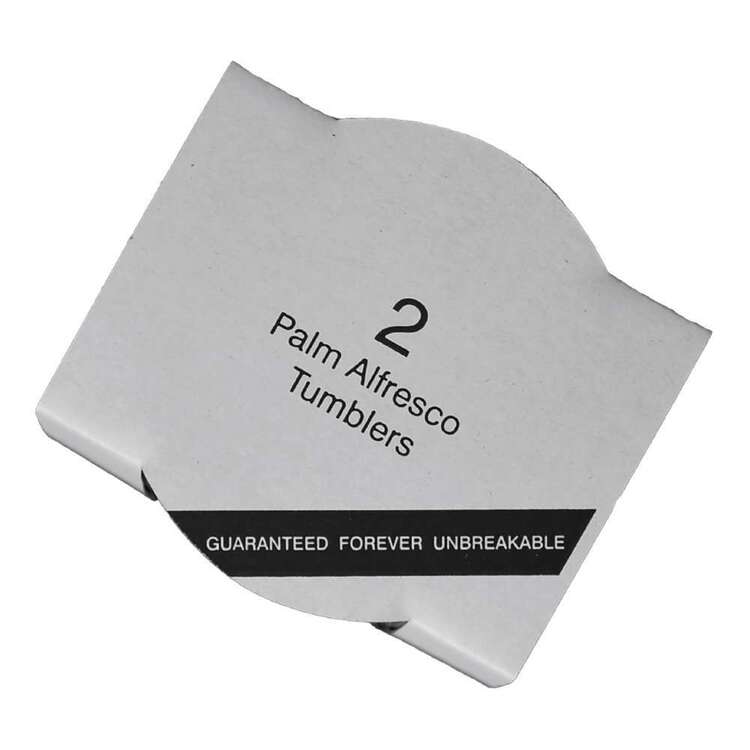 Palm Alfresco Tritan Forever Tumbler 2 Pack 400ml