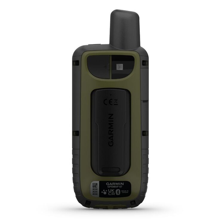 Garmin Handheld GPSMap 67 Multi-band/Multi-GNSS GPS with Sensors Khaki & Black