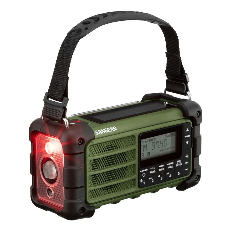 Sangean MMR99 Portable Emergency Radio Forest Green