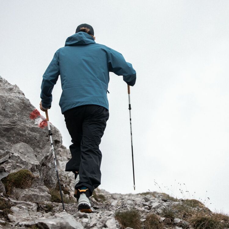 adidas Men's Terrex Multi Rain Jacket Steel/White