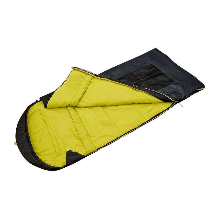 Oztent Hamilton Junior 6° Sleeping Bag Black/Green Black & Charcoal