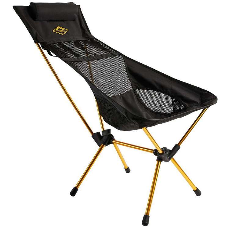 Mountain Designs High-Back Adjustable Chair Yellow