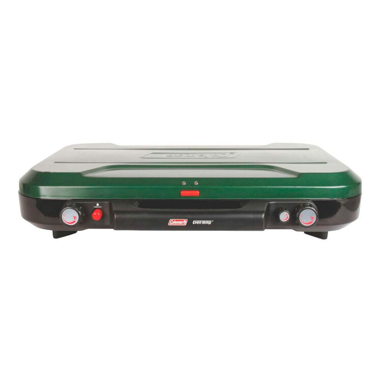 Coleman Eventemp 3 Burner Stove with Griddle Green