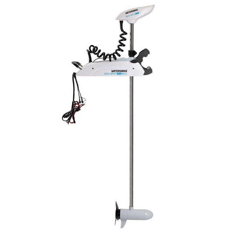 Watersnake Geo-Spot GPS 66In Bow Mount Electric Motor White