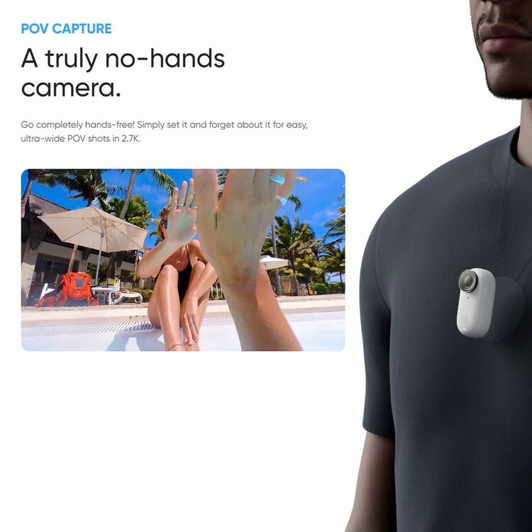 Insta360 GO 3 Action Camera 128GB White 128GB