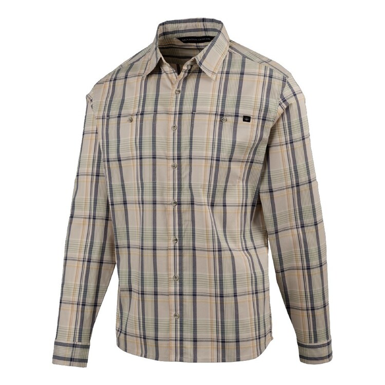 Mountain Designs Men's Jamison Long Sleeve Shirt Sand