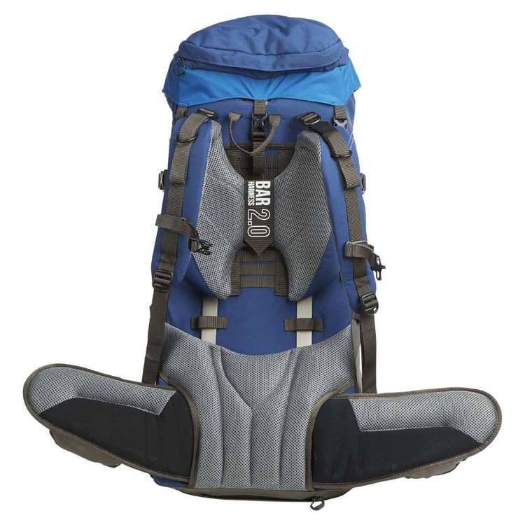 Mountain Designs Explorer 75L Hiking Pack Estate Blue 75 L