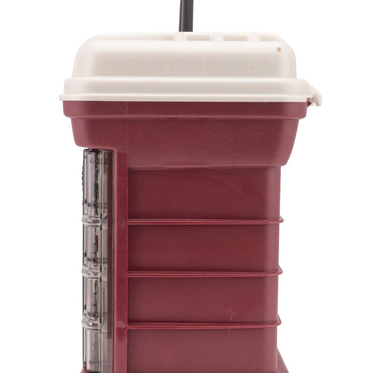 Plano 1354 4-By 3500 Rack System Tackle Box Clear