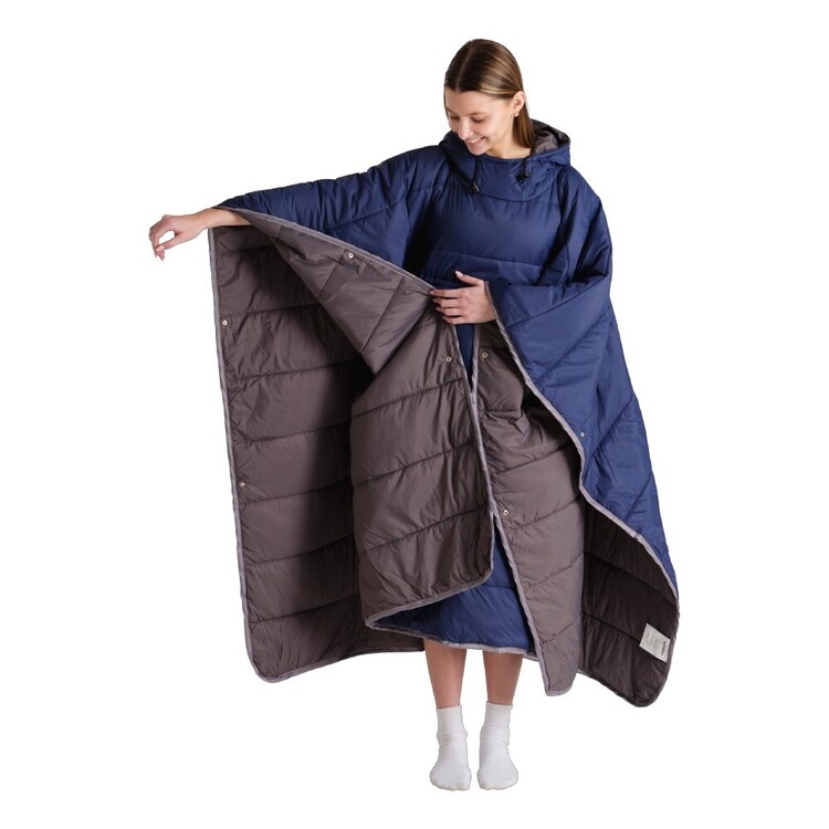 Spinifex Daydream Sleeping Bag Poncho Navy