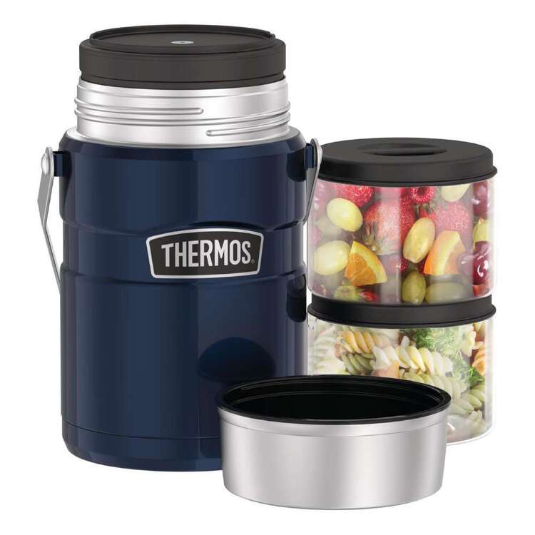 Thermos Kingâ„¢ Big Boss Stainless Steel Food Jar Navy 1.39L