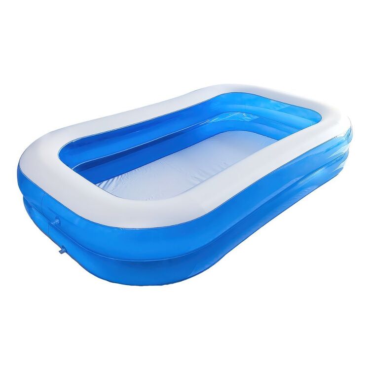 We Love Summer Family Pool Blue & White 2.1 x 1.25 m