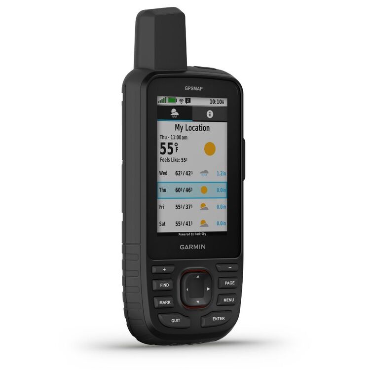 Garmin Handheld GPSMap 67i GPS Handheld and Satellite Communicator Orange & Black