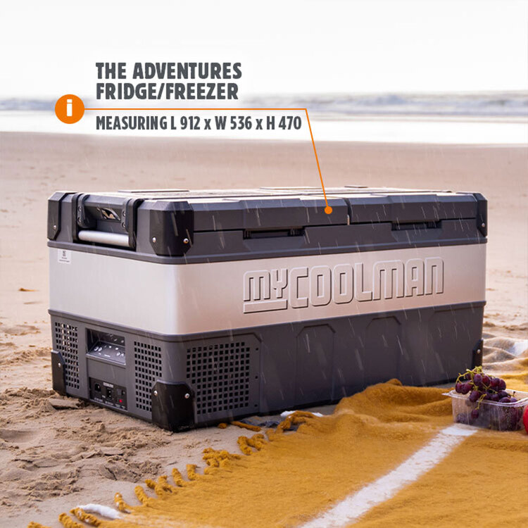 myCOOLMAN CCP 85L Dual Zone Fridge/Freezer