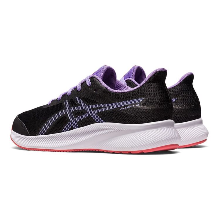 ASICS Kid's Patriot 13 Grade School Runners Black & Digital Violet
