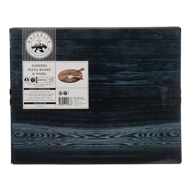 Pizza Board & Cutter Wheel Set