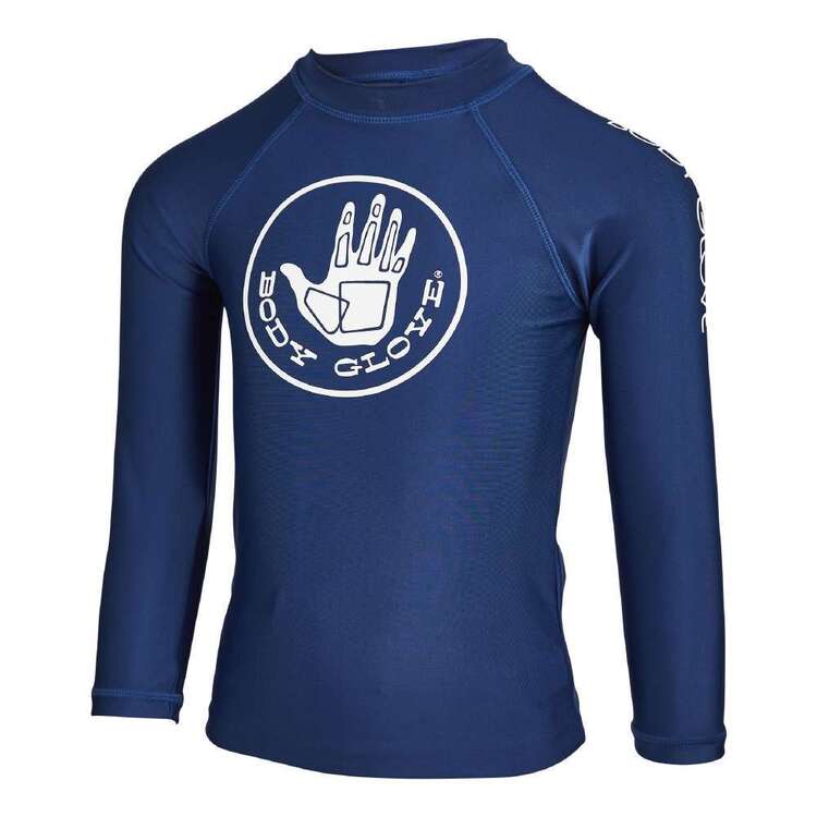 Body Glove Kids' Core Hand Long Sleeve Rash Vest Navy