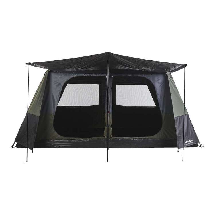 Spinifex Mawson Eclipse™ 8 Person Tent Dark Green & Black